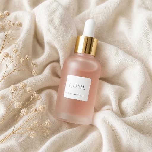 Crumpled linen and baby's breath scene