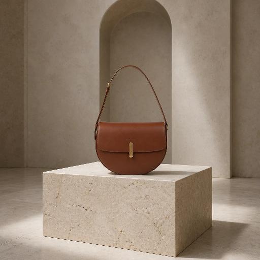 Travertine gallery plinth scene